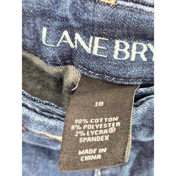 Lane Bryant Women's Flare Fit Jeans with Raw Hem Size 18 - Picture 6 of 8